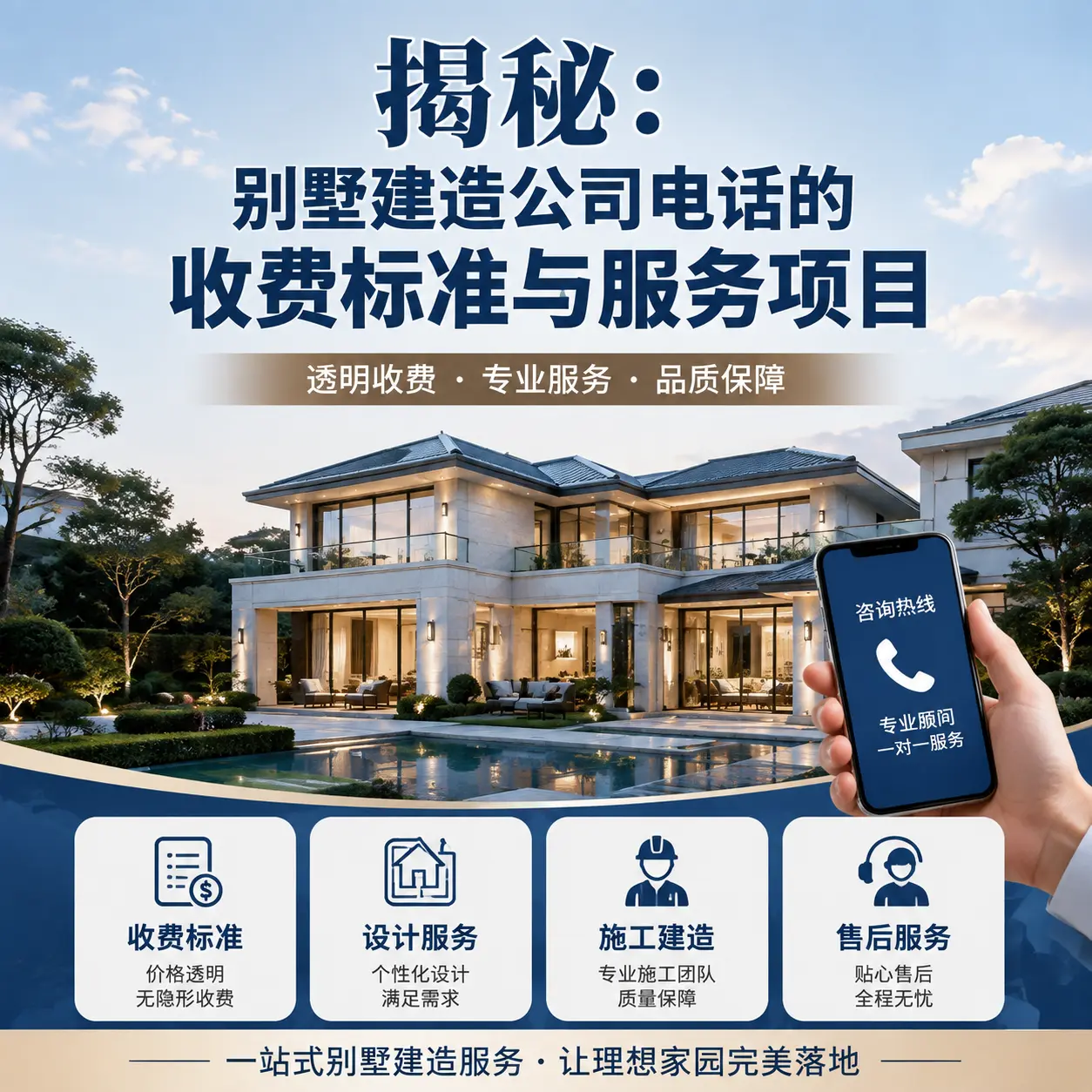 揭秘:息烽别墅建造公司电话的收费标准与服务项目