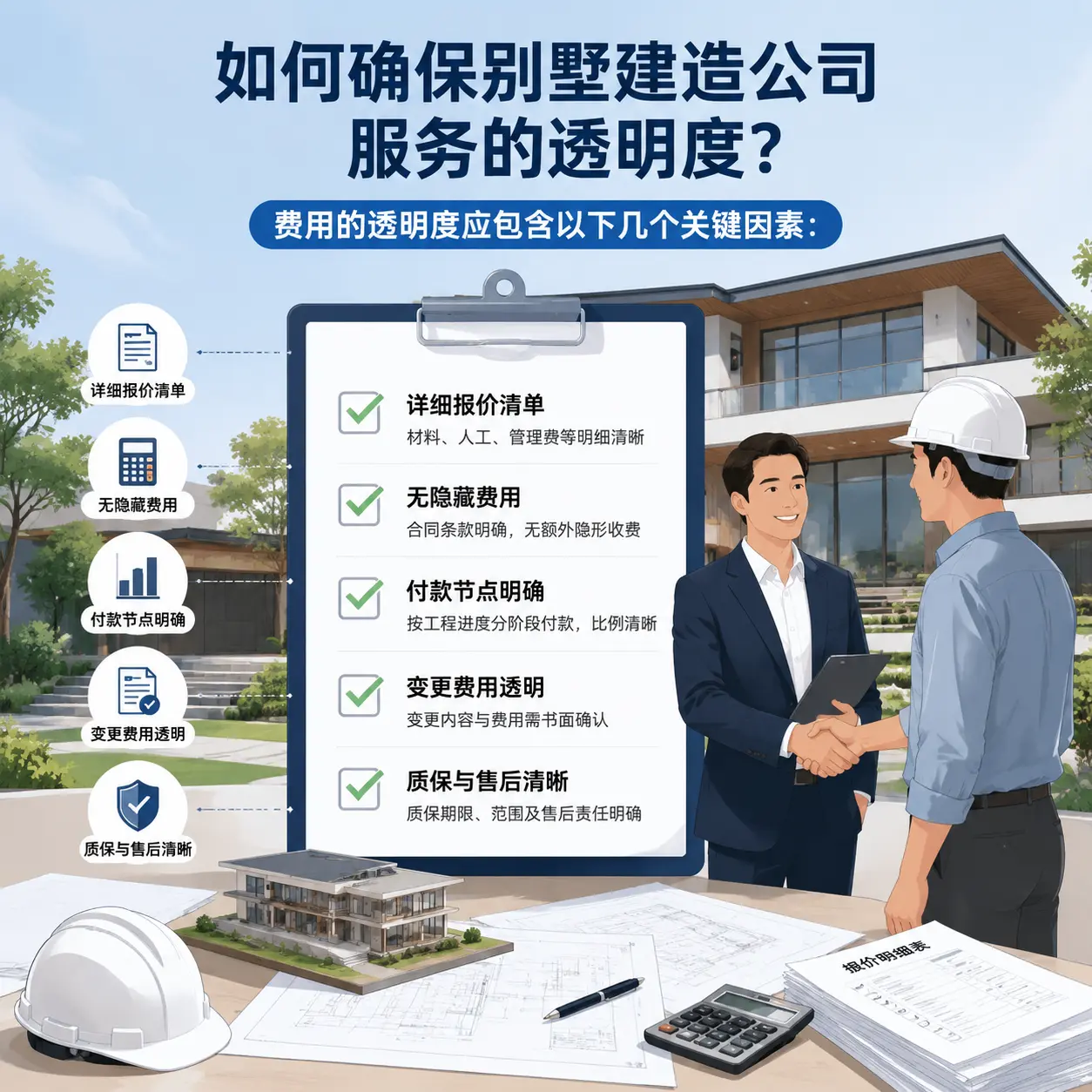 在 息烽 如何确保别墅建造公司服务的透明度?