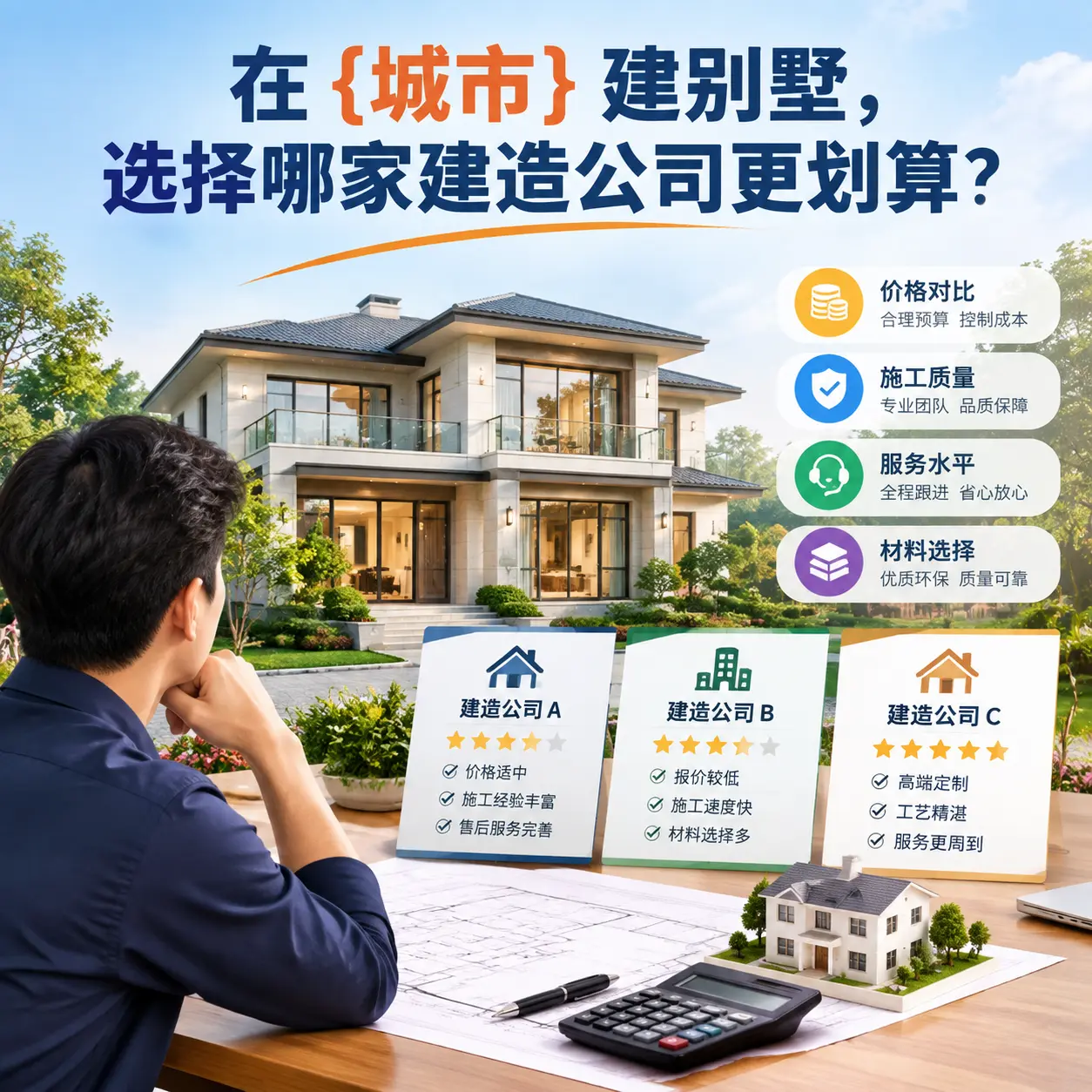 在 息烽 建别墅,选择哪家建造公司更划算?