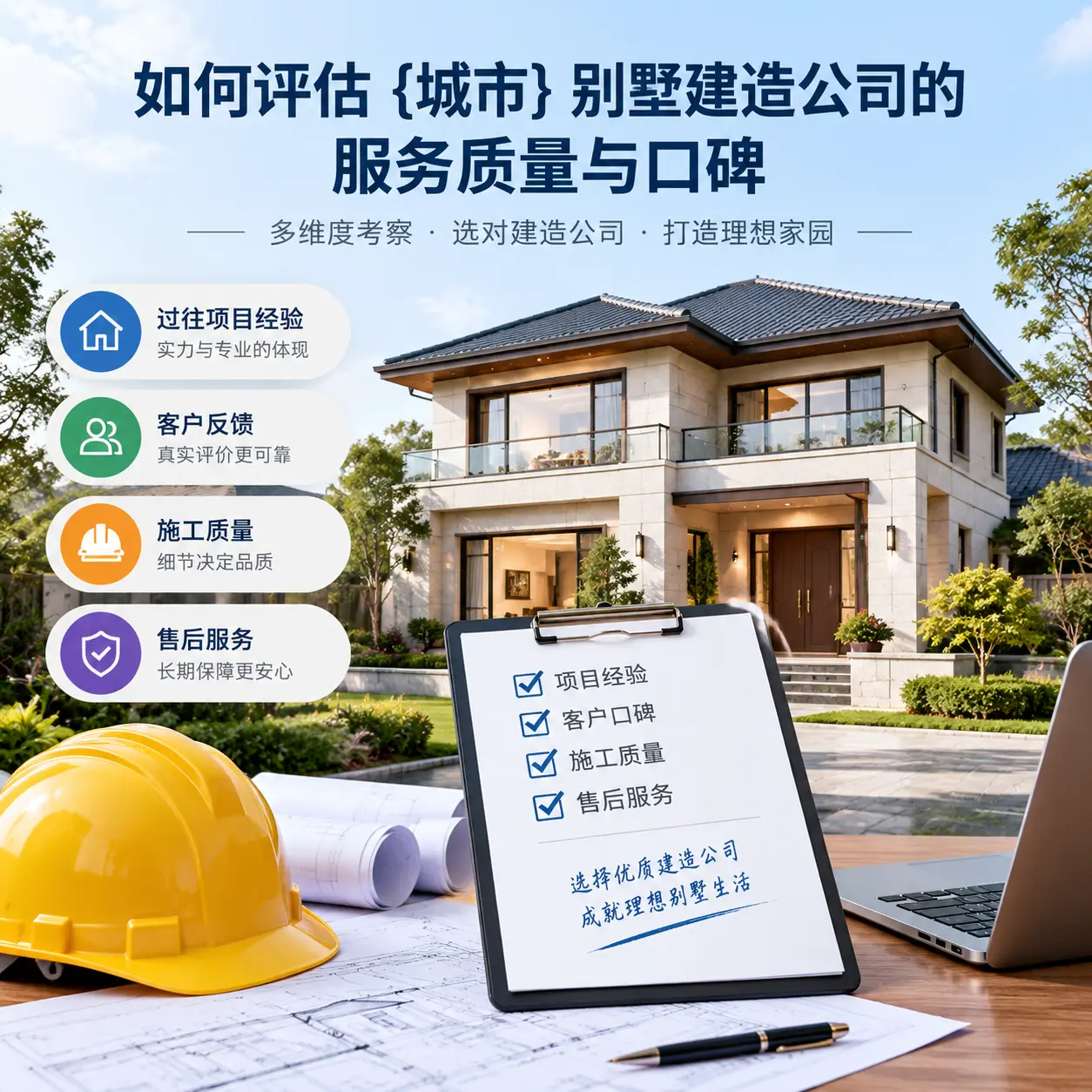 如何评估 息烽 别墅建造公司的服务质量与口碑