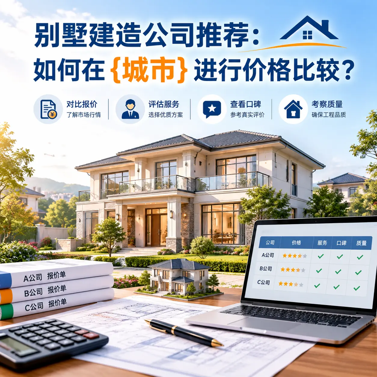 别墅建造公司推荐：如何在 息烽 进行价格比较？