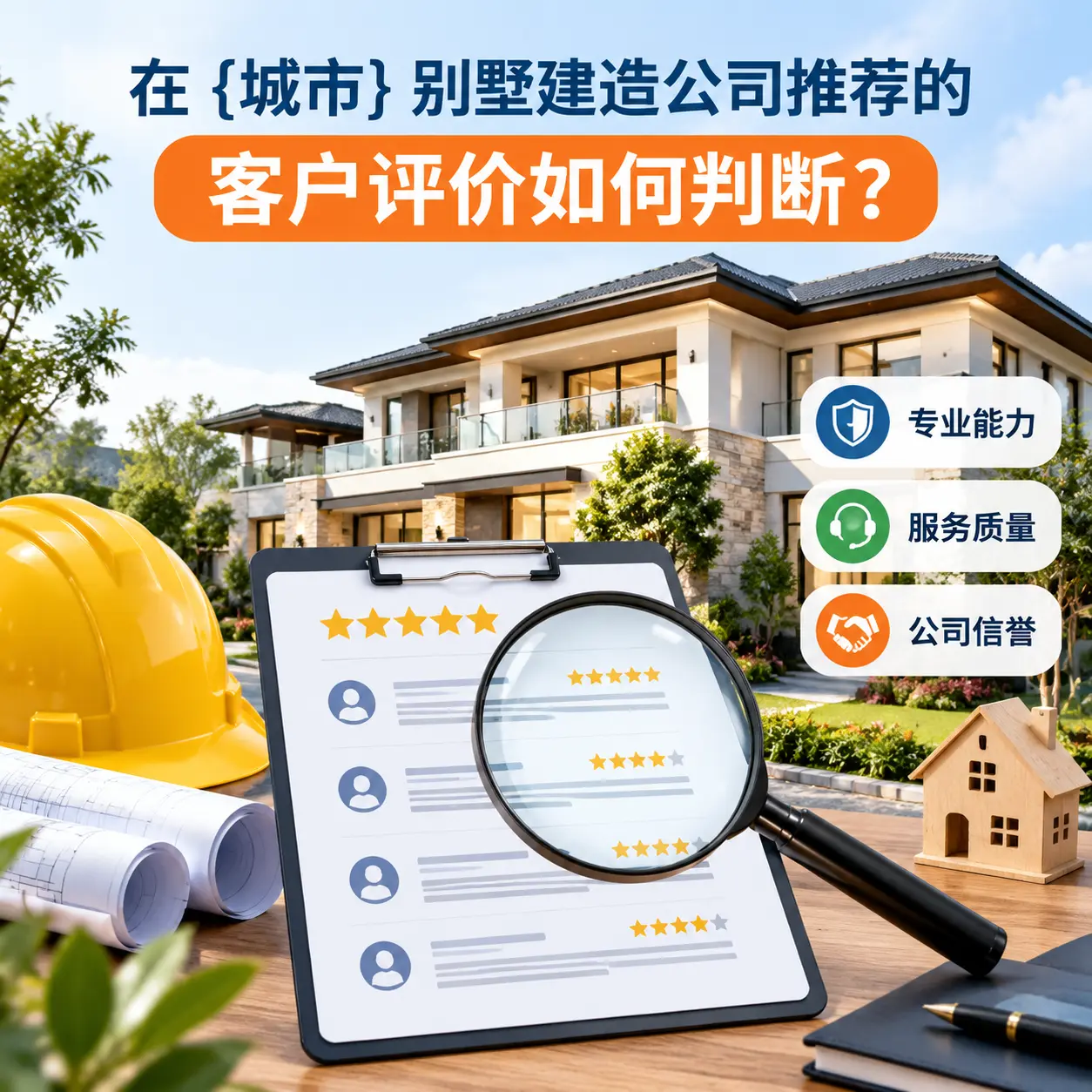 在 息烽 别墅建造公司推荐的客户评价如何判断?