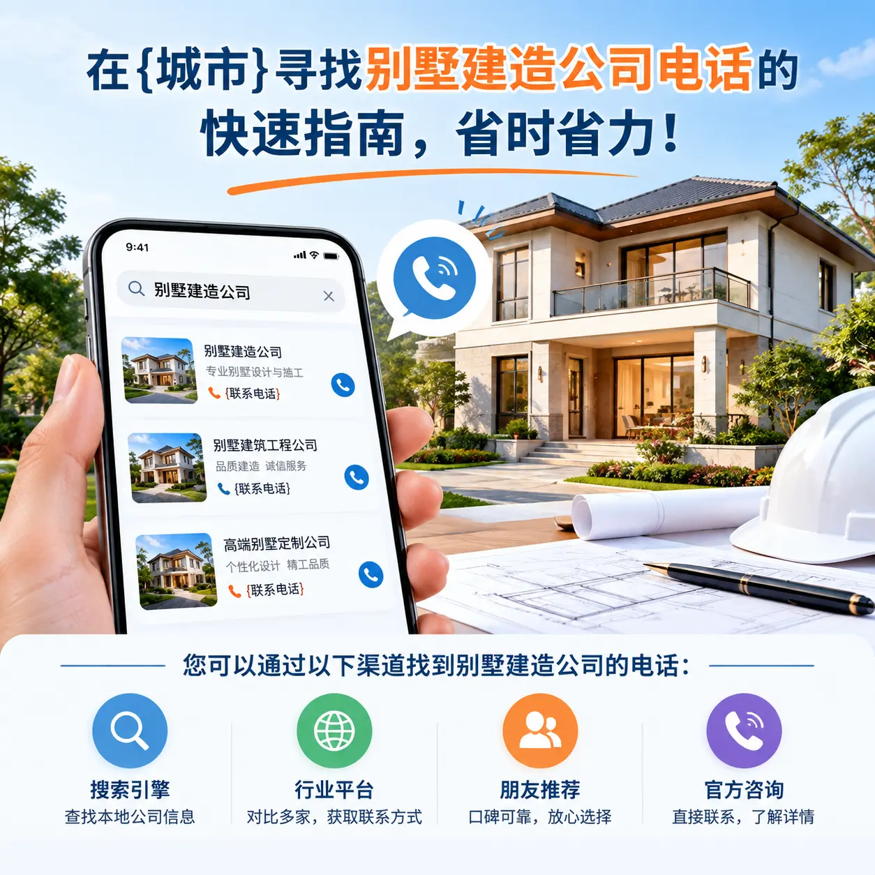 在息烽寻找别墅建造公司电话的快速指南,省时省力!
