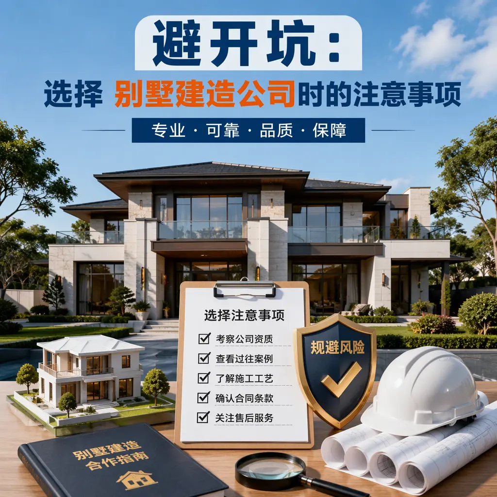 避开坑:选择 息烽 别墅建造公司时的注意事项