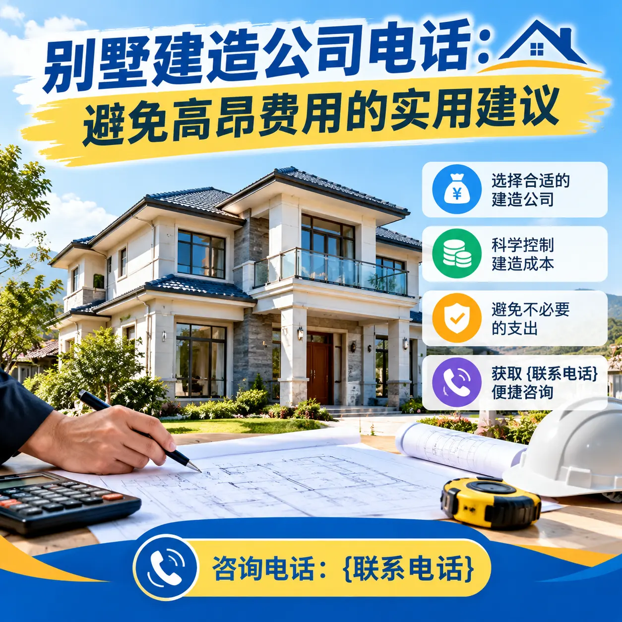 息烽别墅建造公司电话:避免高昂费用的实用建议