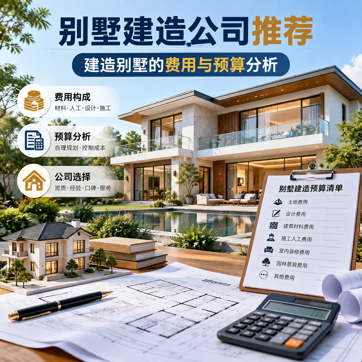 别墅建造公司推荐： 息烽 建造别墅的费用与预算分析
