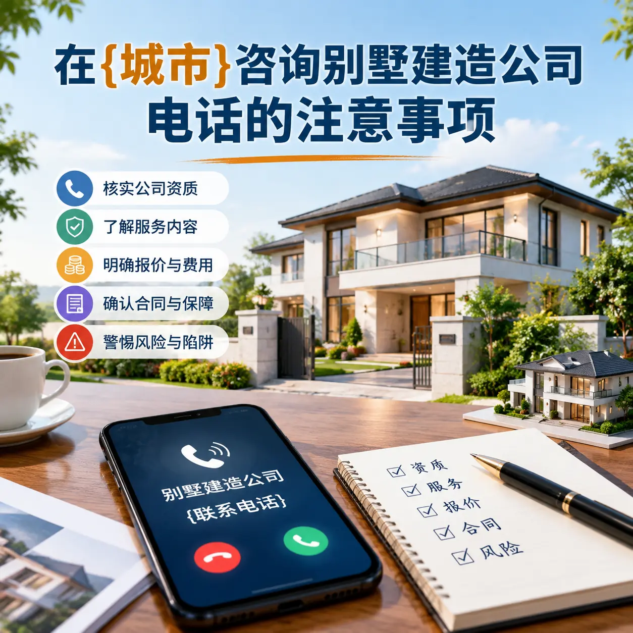 在息烽咨询别墅建造公司电话的注意事项