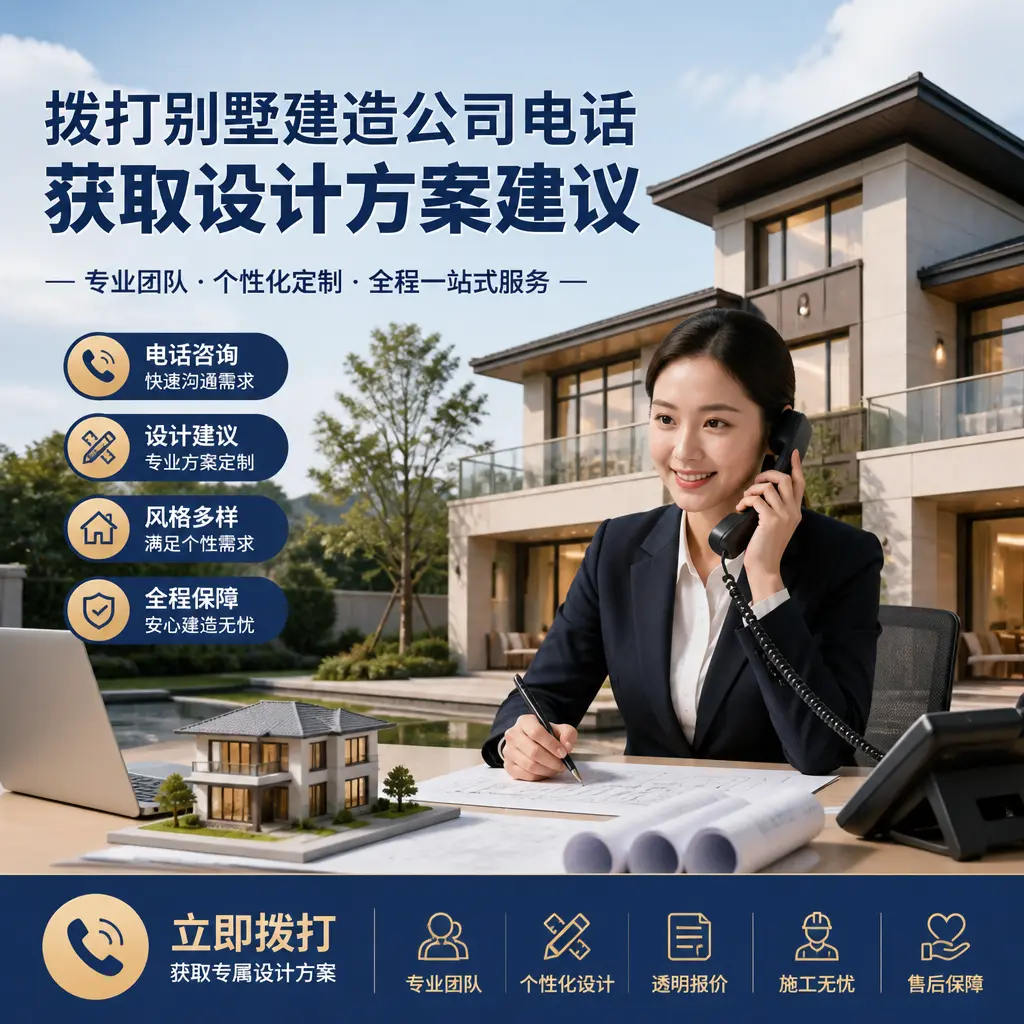 拨打息烽别墅建造公司电话，获取设计方案建议