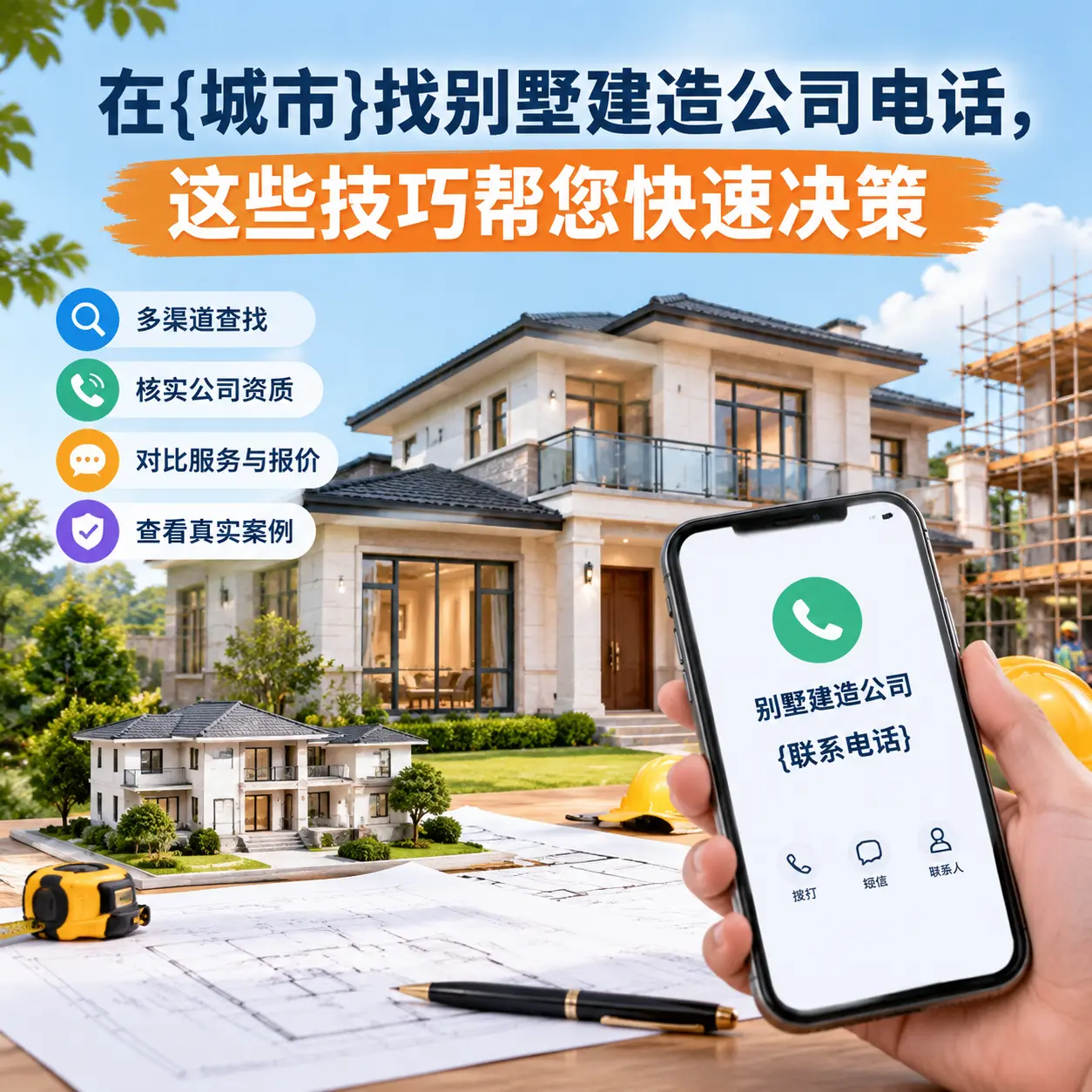 在息烽找别墅建造公司电话,这些技巧帮您快速决策