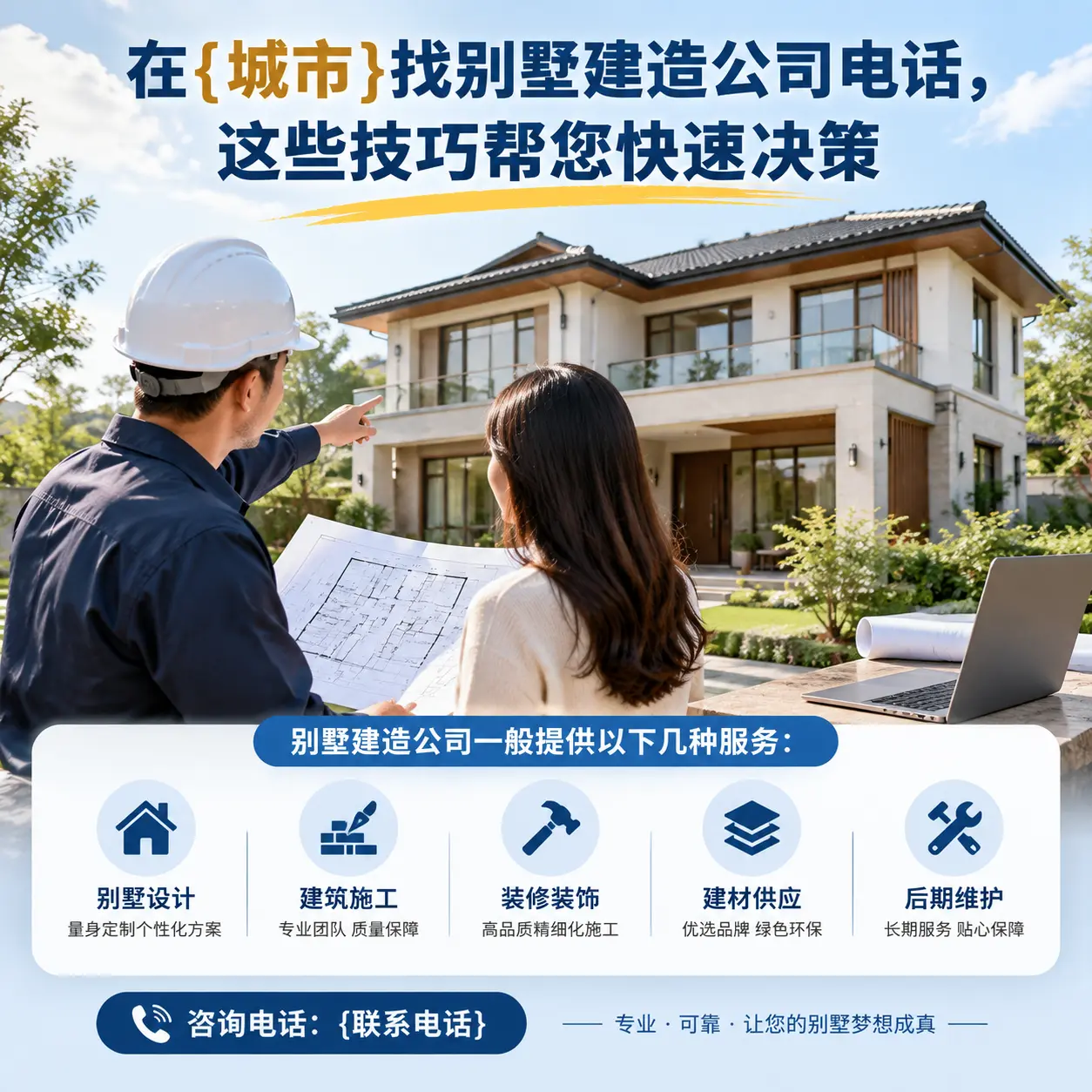 在息烽找别墅建造公司电话,这些技巧帮您快速决策
