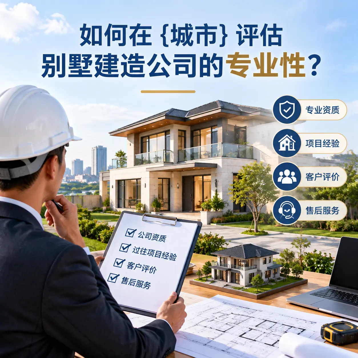 如何在 息烽 评估别墅建造公司的专业性?