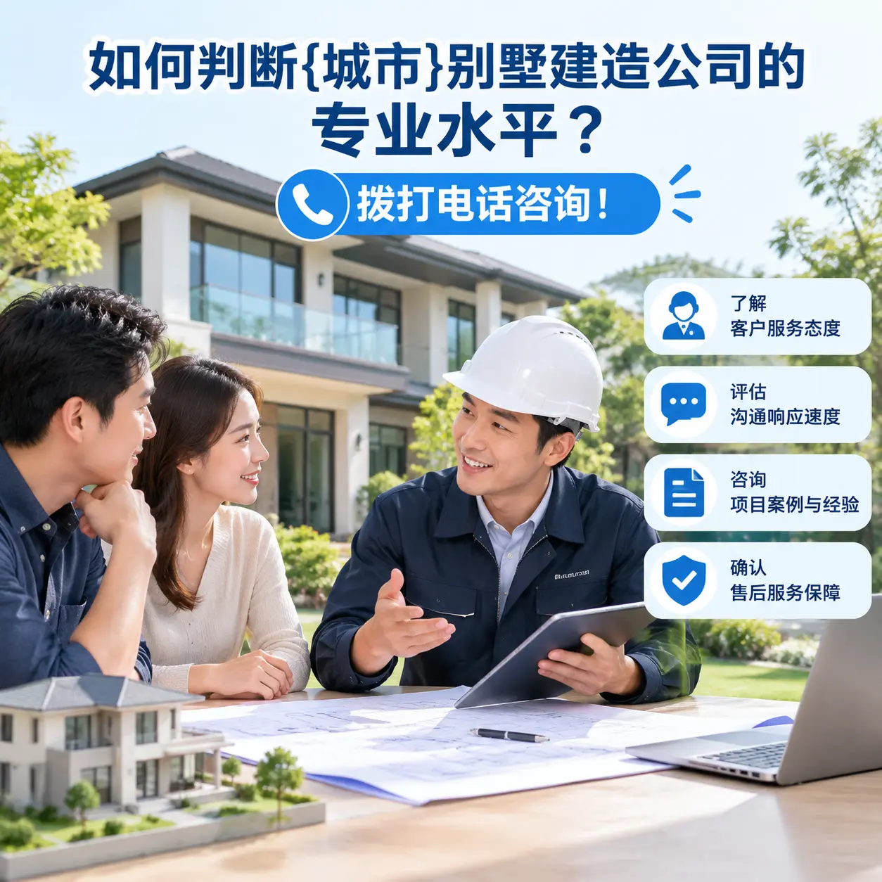 如何判断息烽别墅建造公司的专业水平?拨打电话咨询!